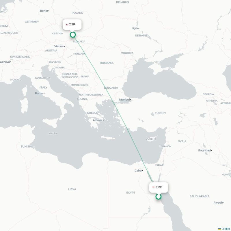 RMF - OSR route map