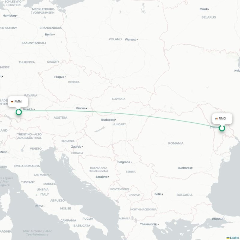 RMO - FMM route map