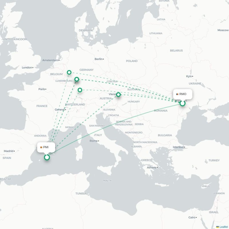RMO - PMI route map