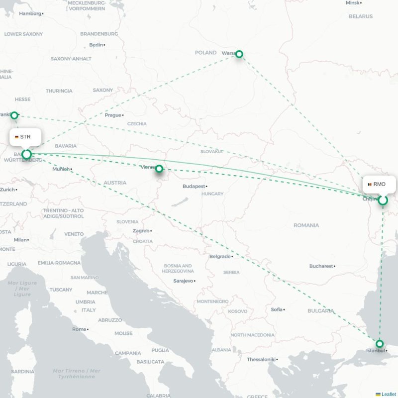 RMO - STR route map