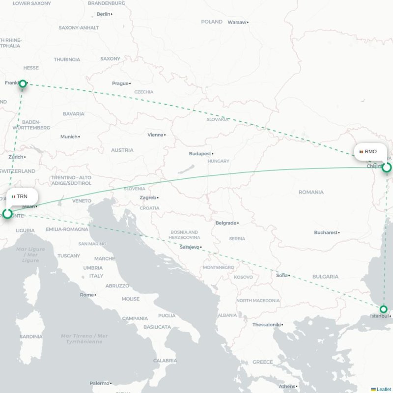 RMO - TRN route map