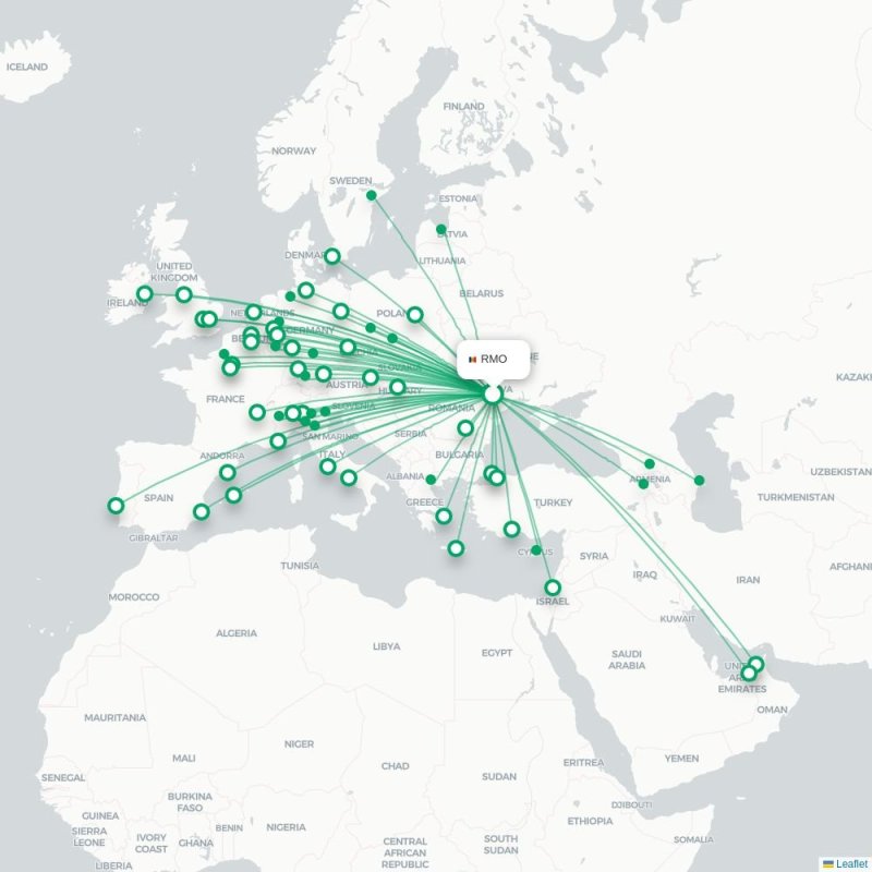 RMO - AGP route map