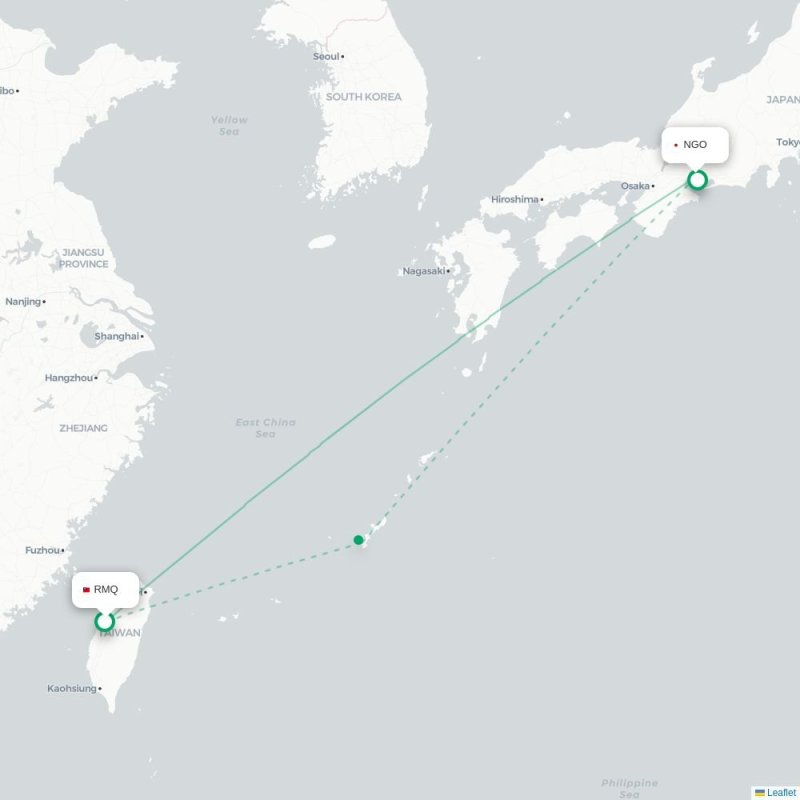 RMQ - NGO route map
