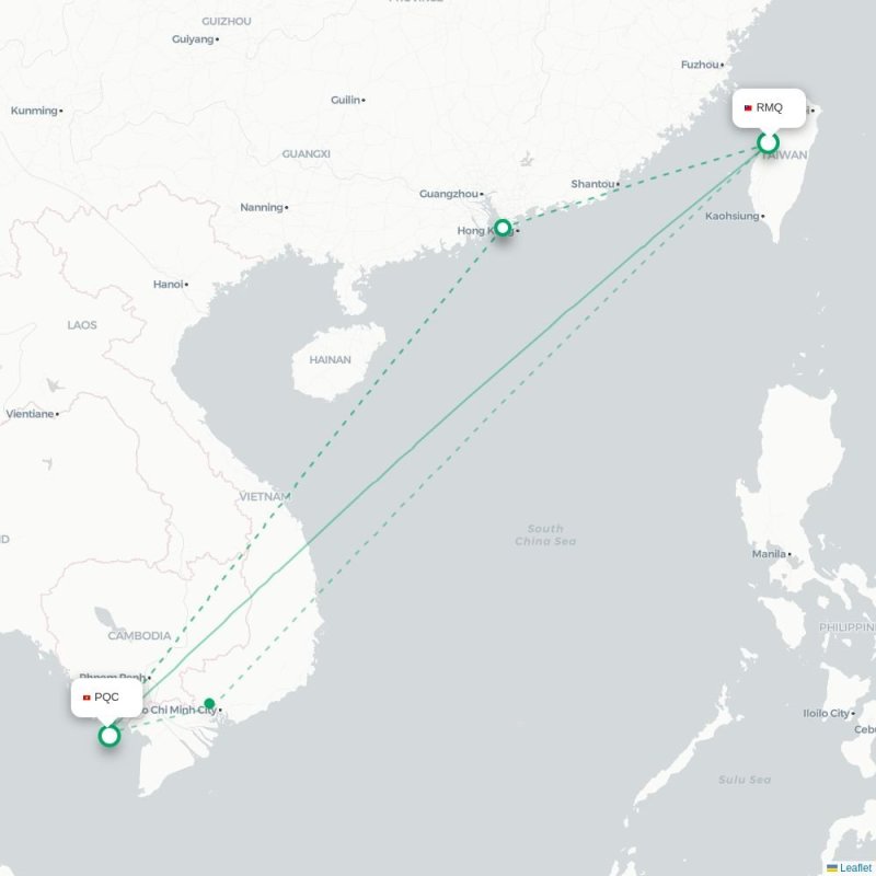 RMQ - PQC route map