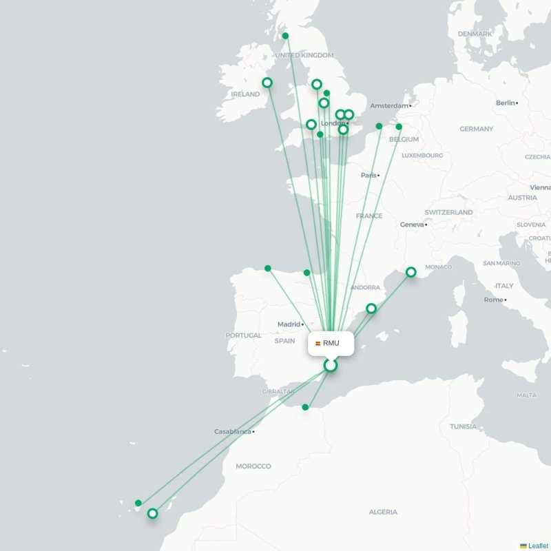 RMU - NDR route map
