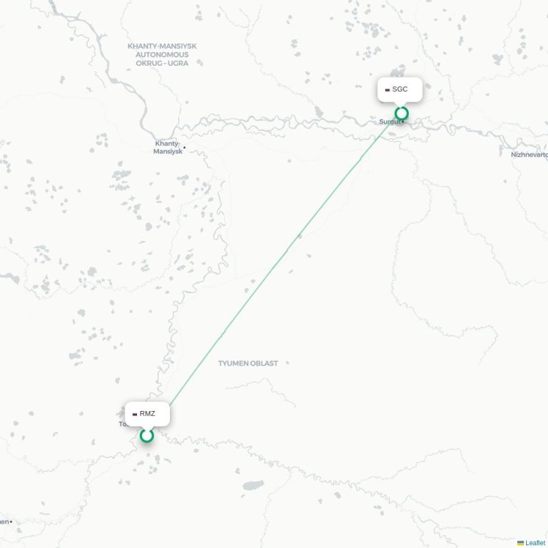 RMZ - SGC route map