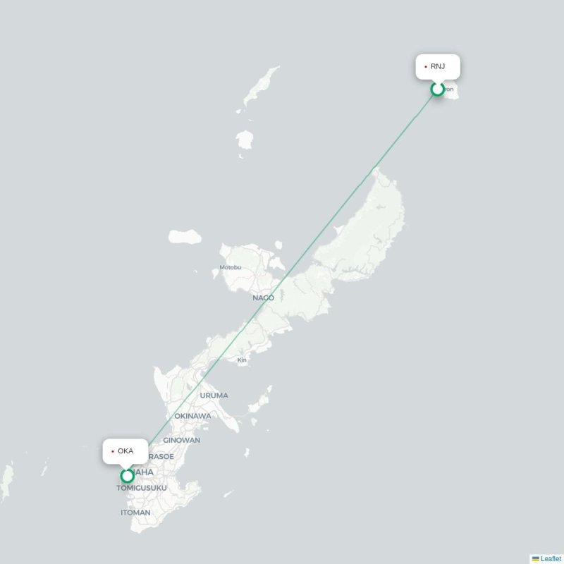 RNJ - OKA route map