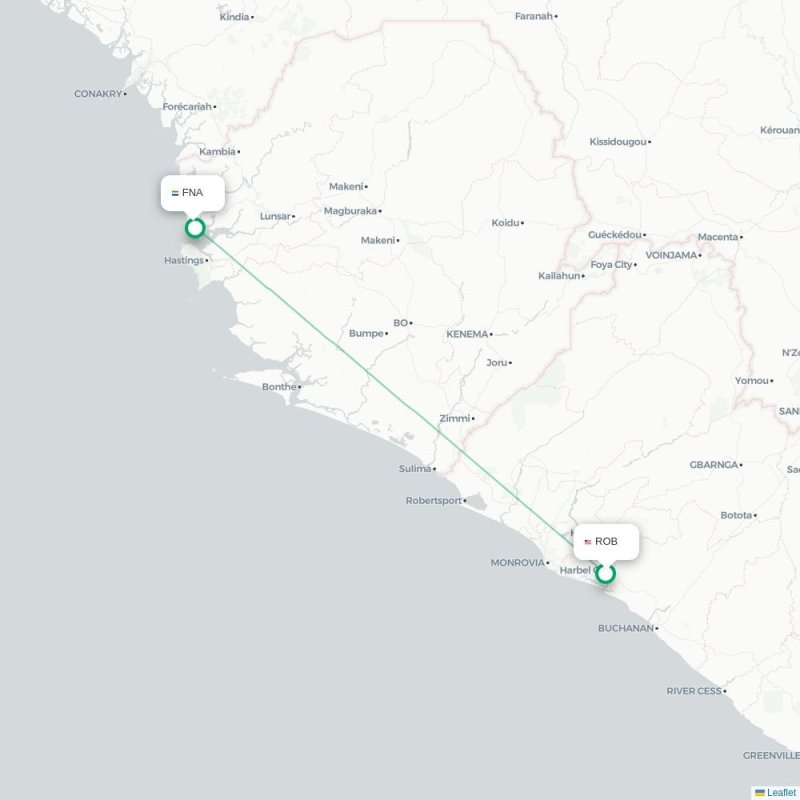 ROB - FNA route map