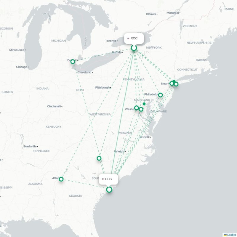 ROC - CHS route map