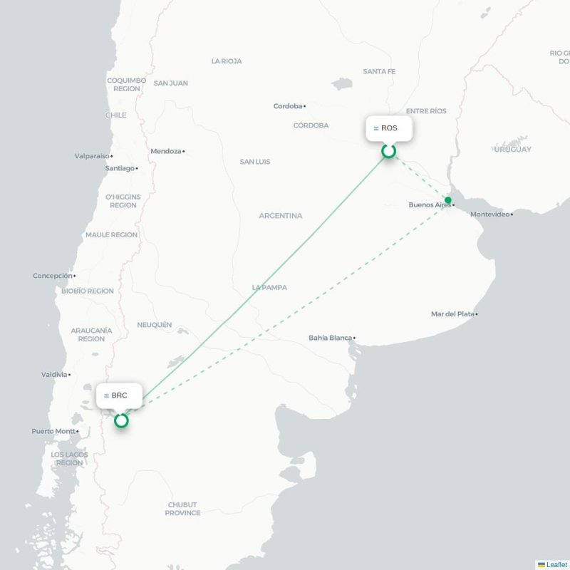 ROS - BRC route map