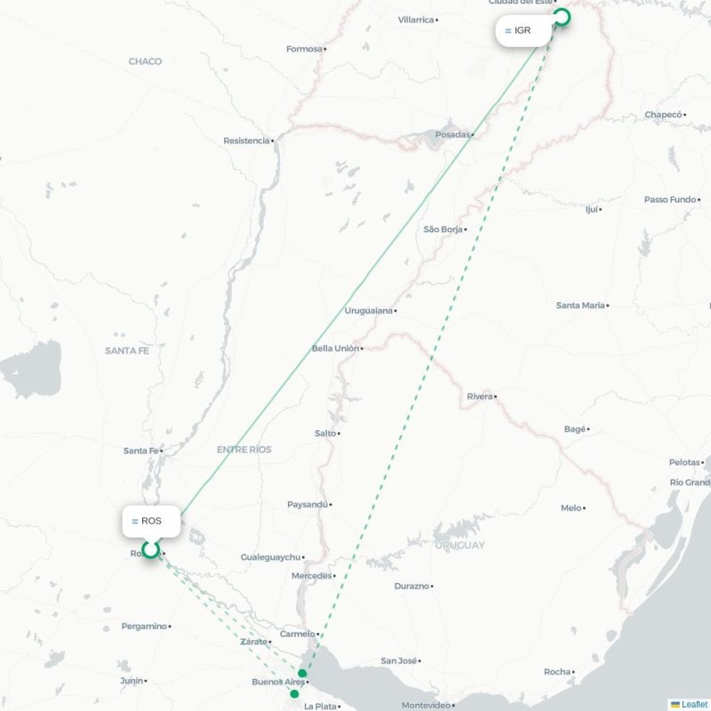 ROS - IGR route map