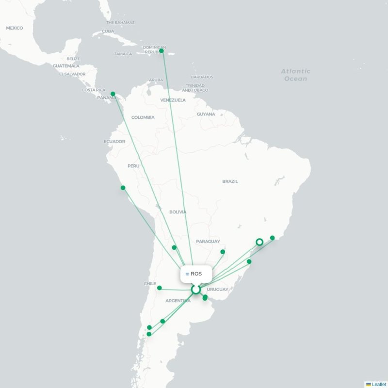 ROS - CFB route map