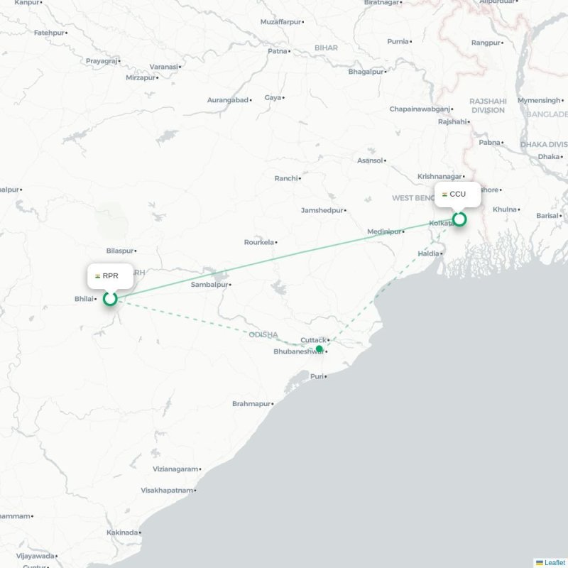 RPR - CCU route map