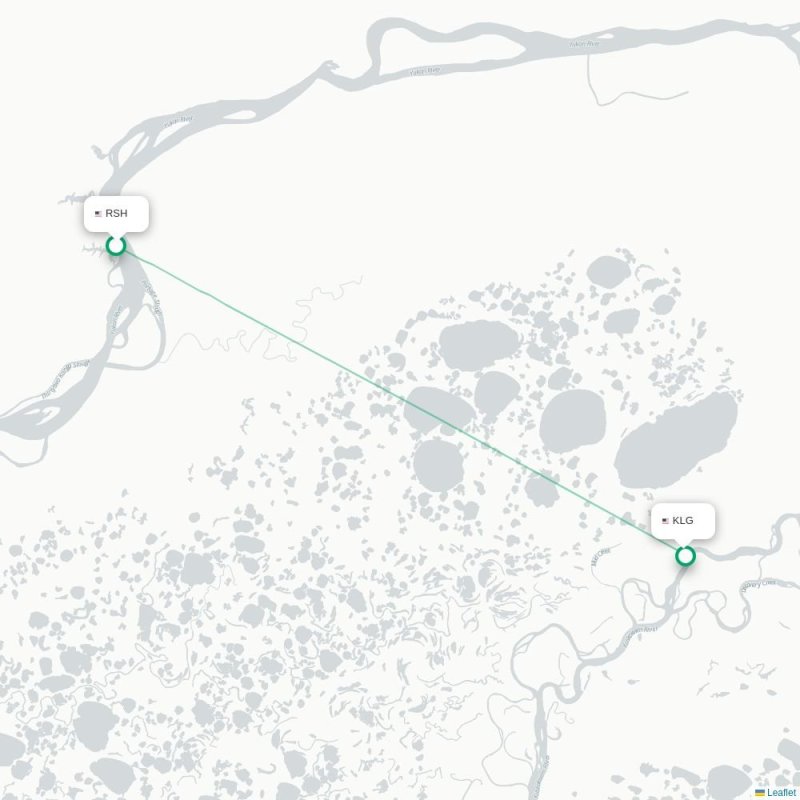 RSH - KLG route map