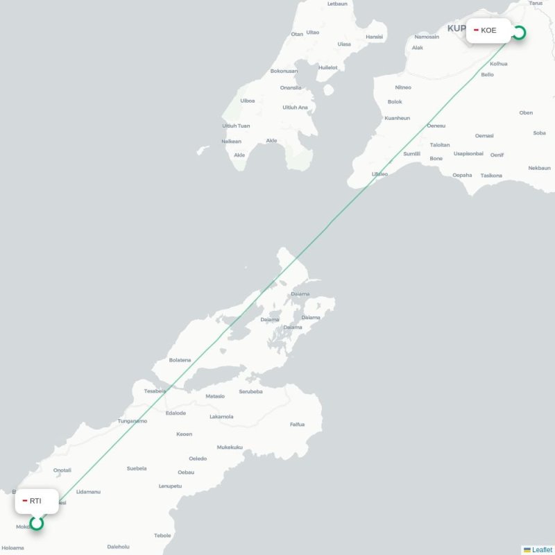 RTI - KOE route map
