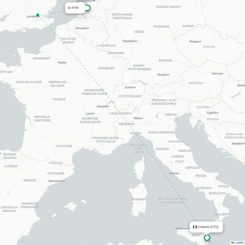 RTM - CTA route map