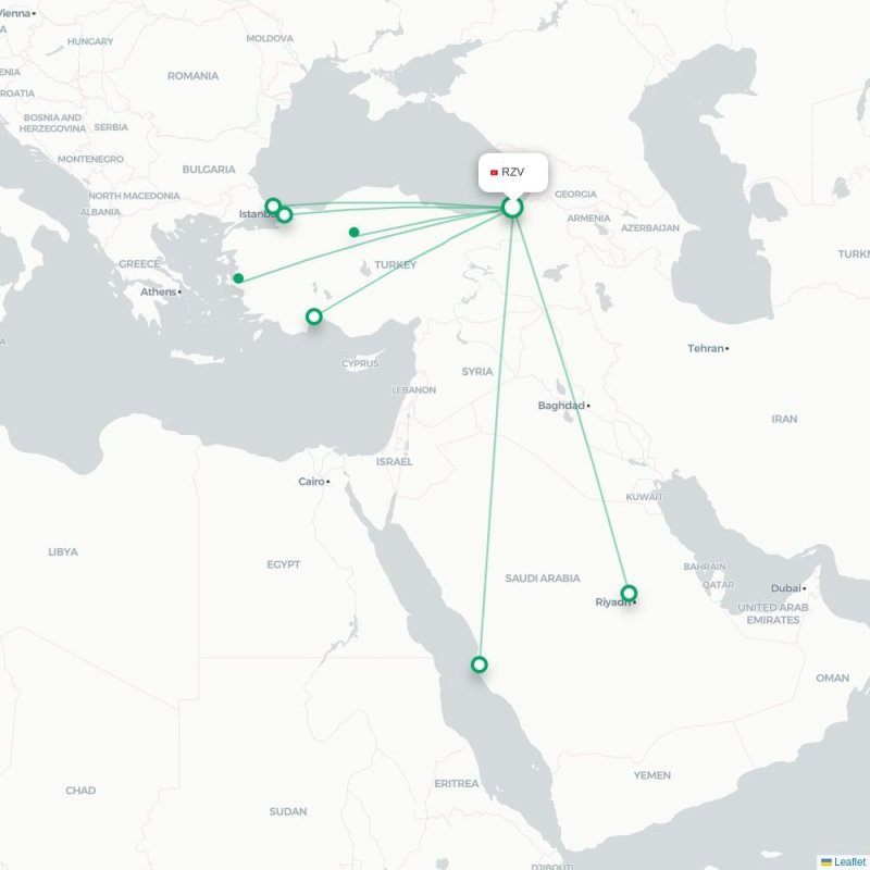 RZV - IST route map