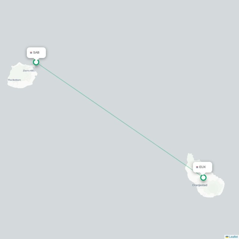 SAB - EUX route map