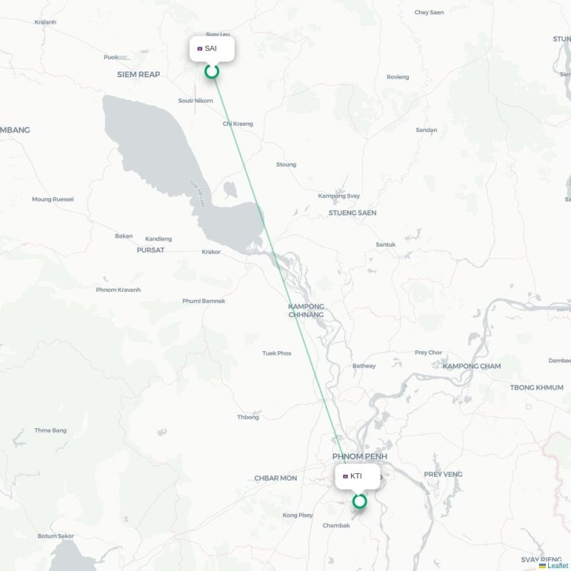 SAI - KTI route map