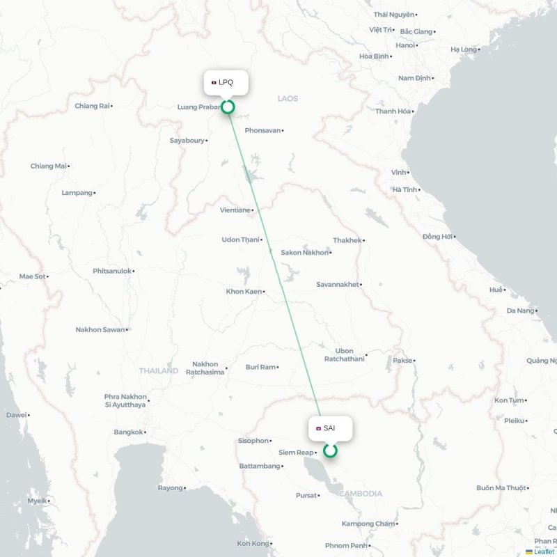 SAI - LPQ route map
