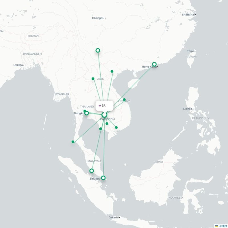SAI - CCU route map