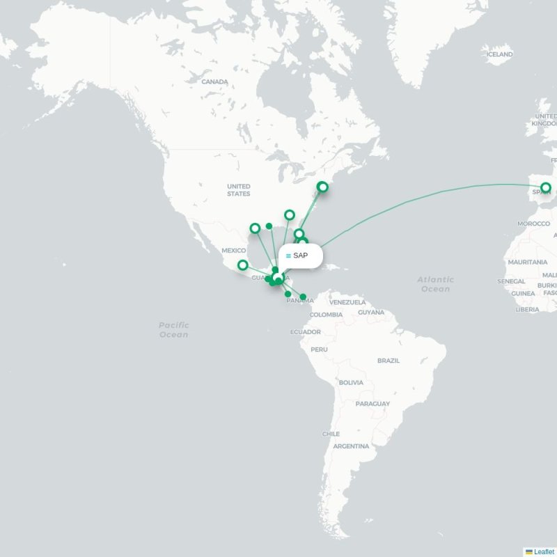 SAP - IAH route map
