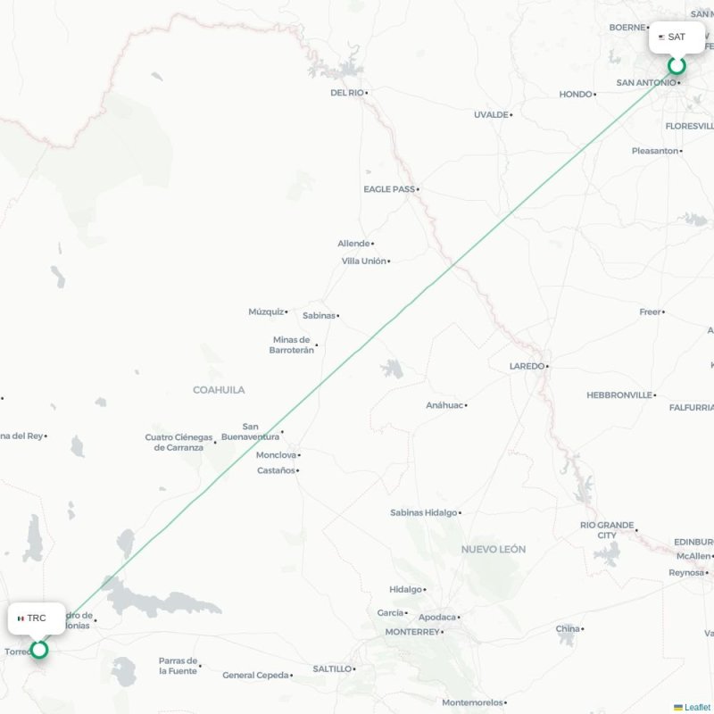 SAT - TRC route map
