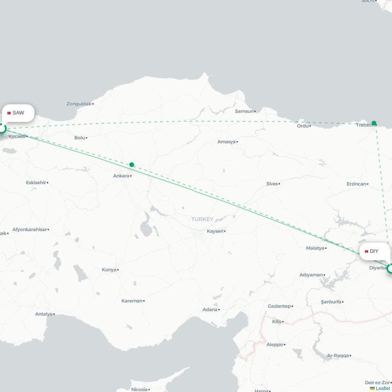 SAW - DIY route map