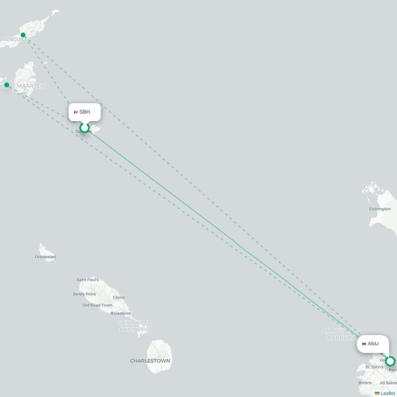 SBH - ANU route map
