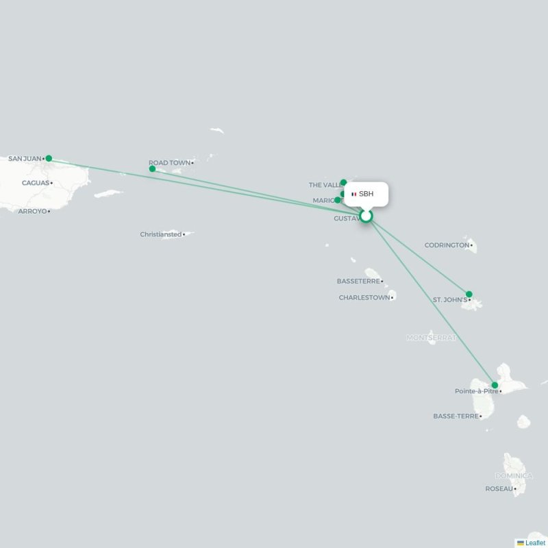 SBH - SFG route map