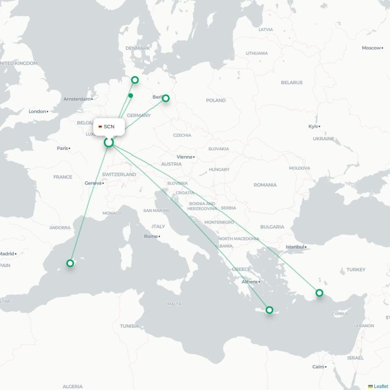 SCN - TPS route map