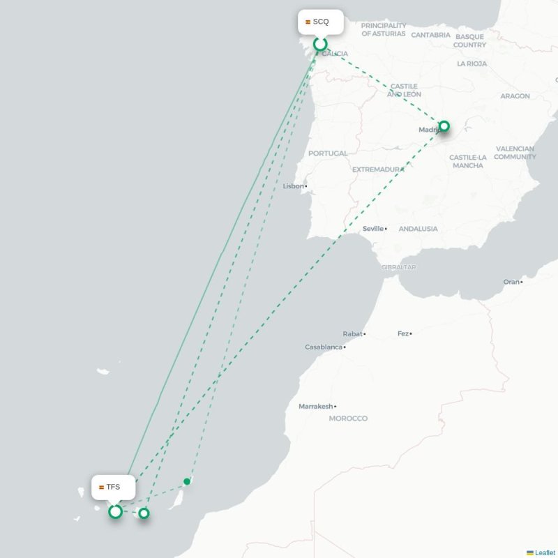 SCQ - TFS route map
