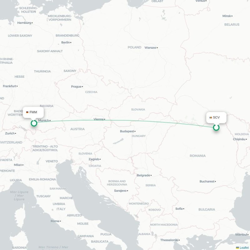 SCV - FMM route map