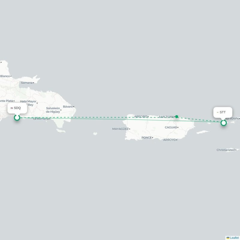 SDQ - STT route map