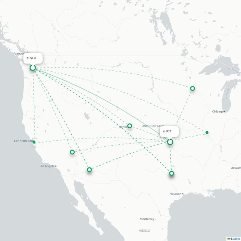 SEA - ICT route map