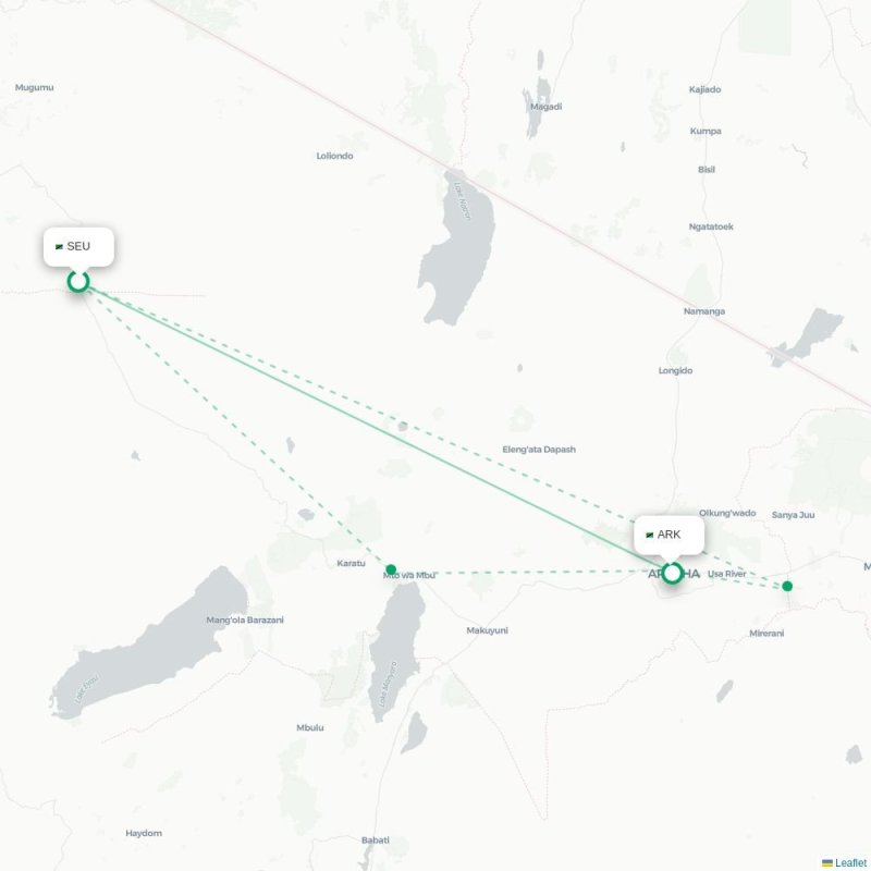 SEU - ARK route map