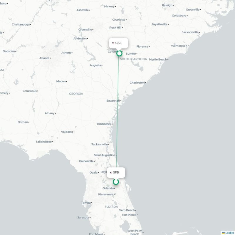 SFB - CAE route map