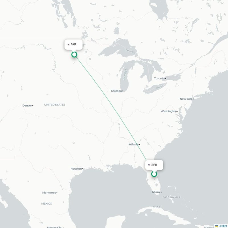 SFB - FAR route map
