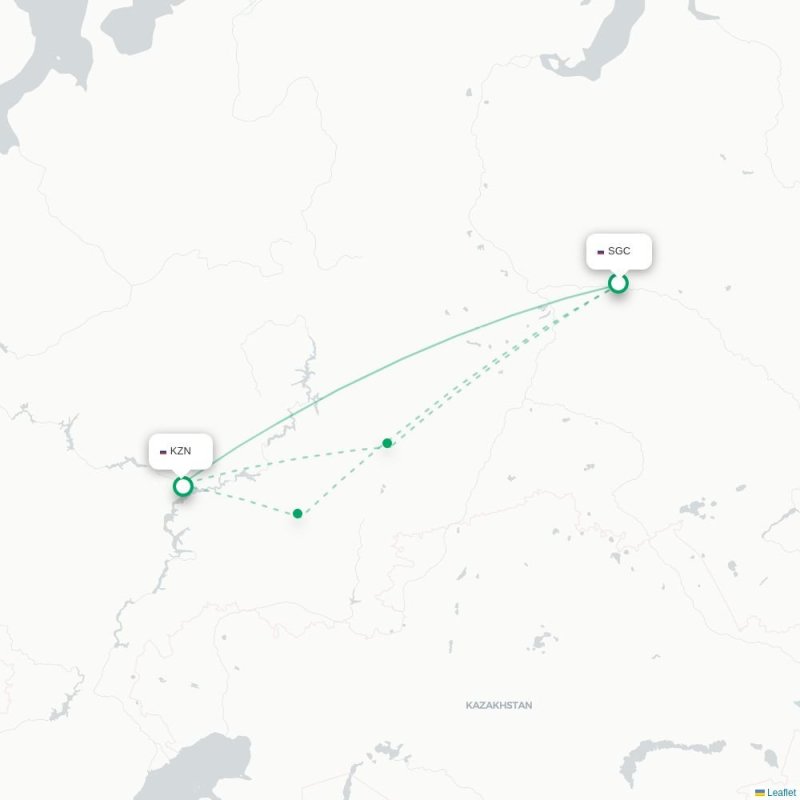 SGC - KZN route map