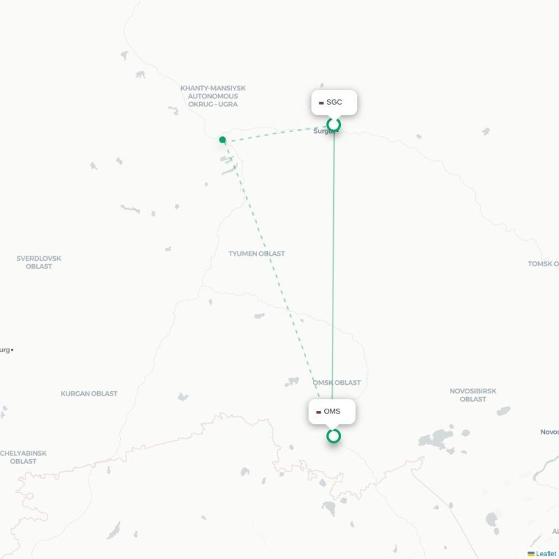 SGC - OMS route map