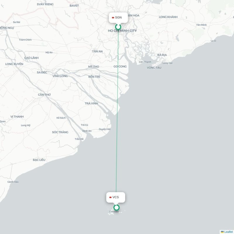 SGN - VCS route map