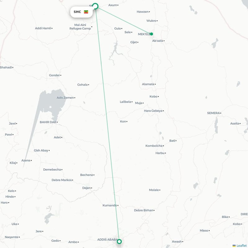 Route map Shire  SHC 