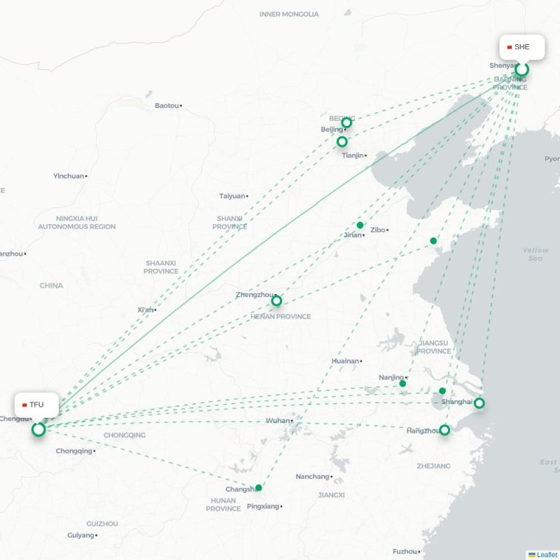 SHE - TFU route map