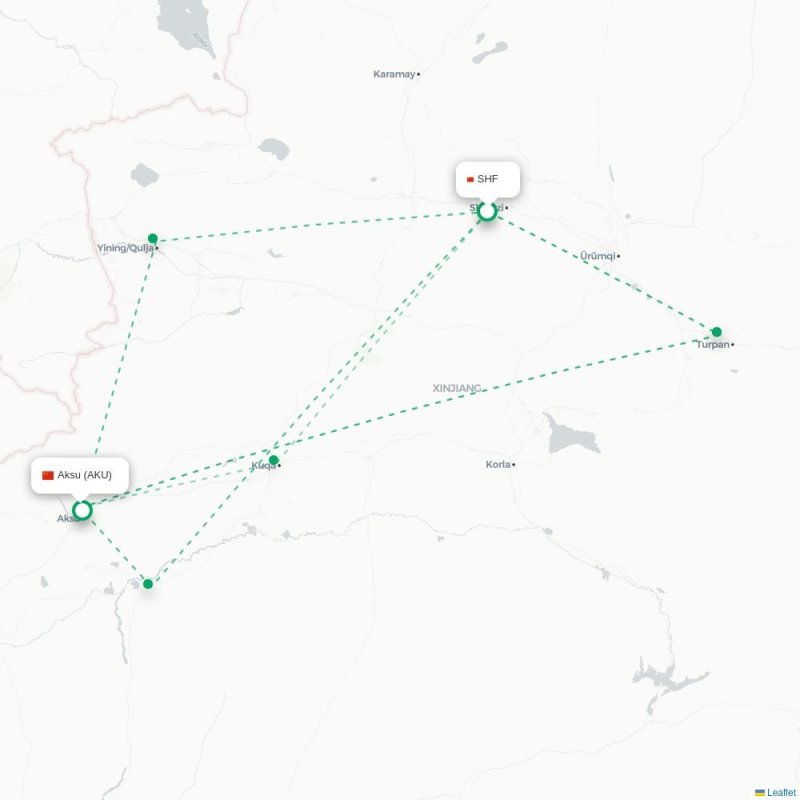 SHF - AKU route map