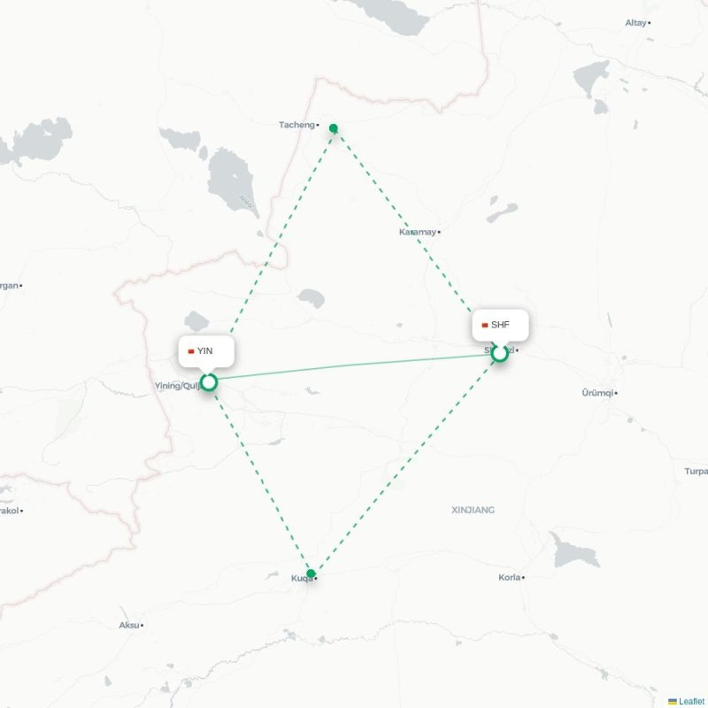SHF - YIN route map
