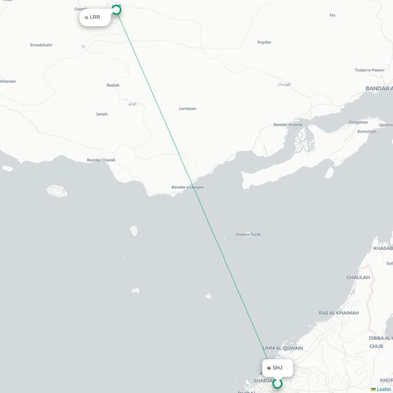 SHJ - LRR route map