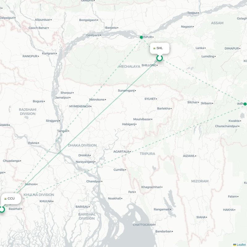 SHL - CCU route map