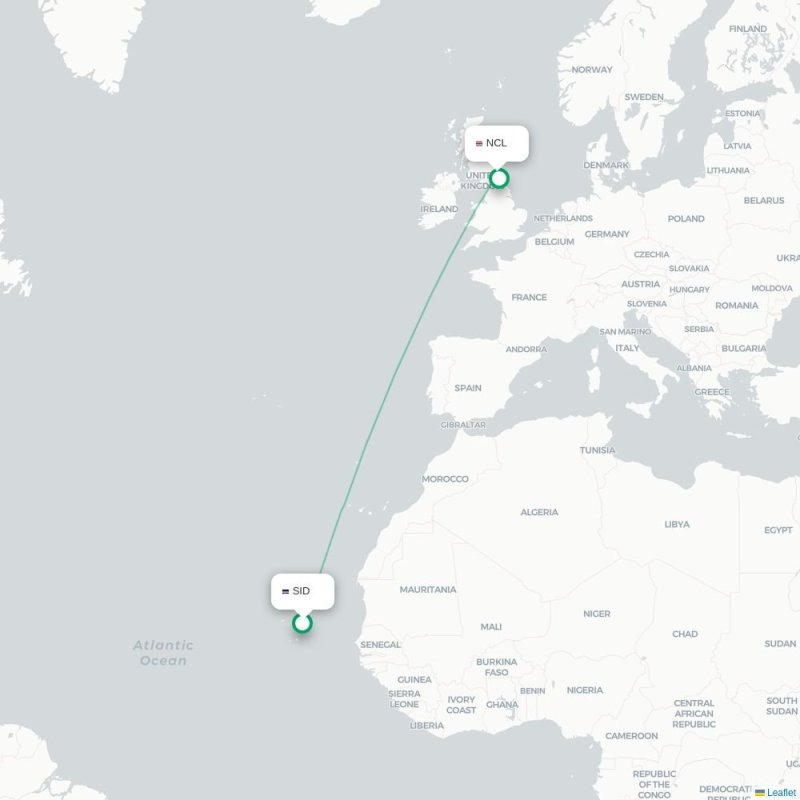 SID - NCL route map