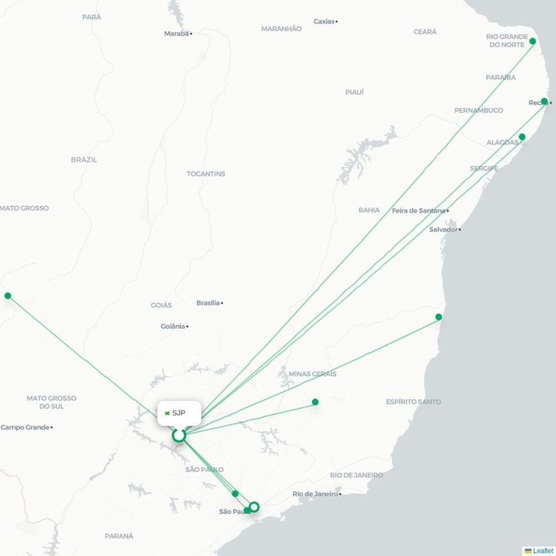 SJP - BPS route map