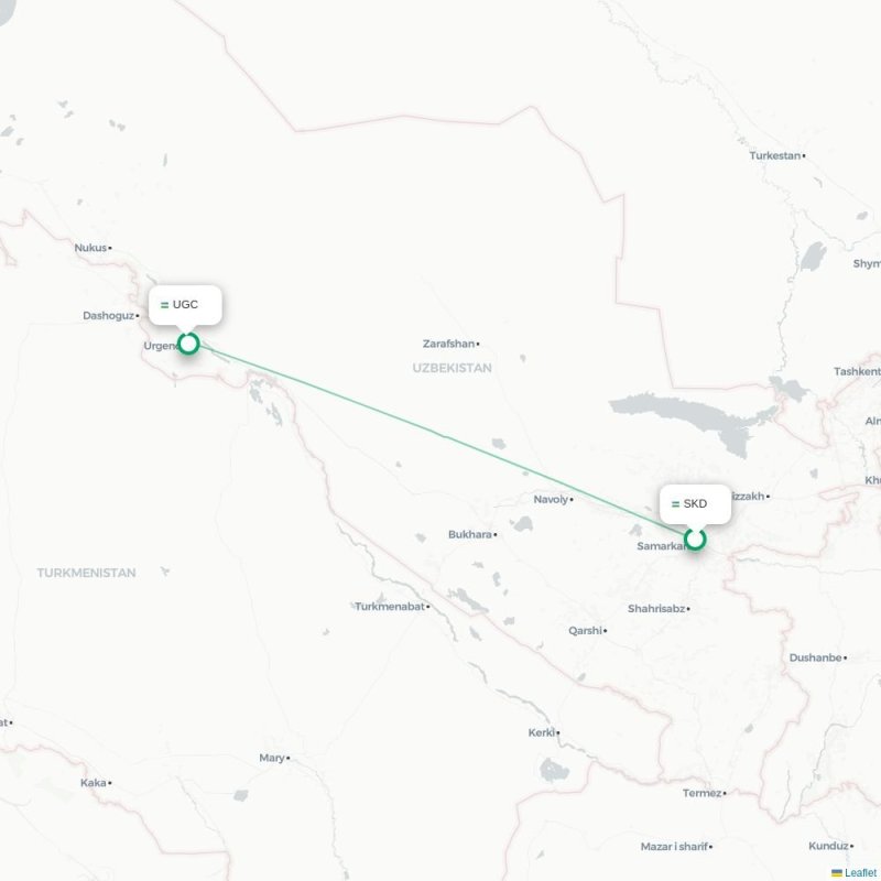 SKD - UGC route map